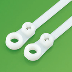 固定头尼龙不锈钢嵌片扎带