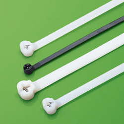 尼龙不锈钢嵌片扎带