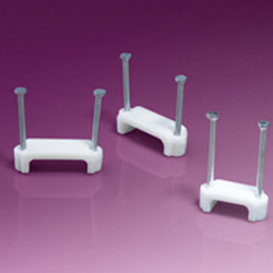 DOUBLE NAIL FLAT CABLE CLIPS
