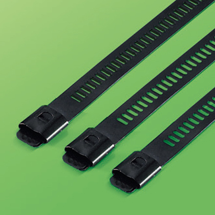 STAINLESS STEEL EPOXY COATED CABLE TIES-RING TYPE